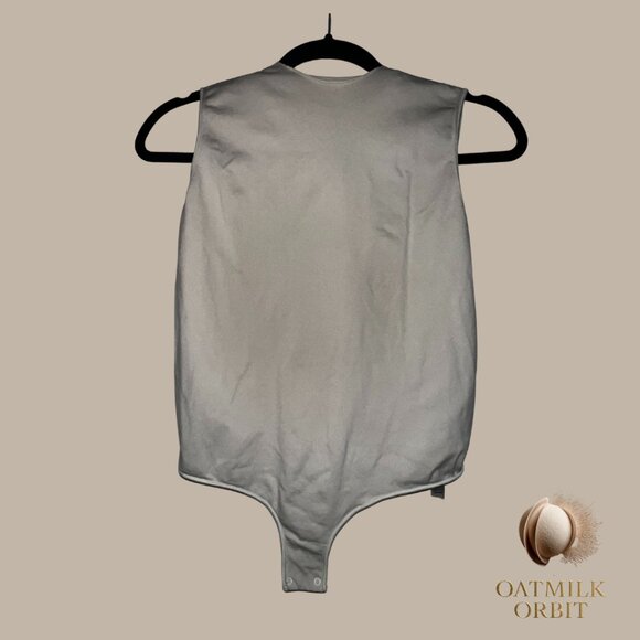 essential crew neck sleeveless bodysuit NWOT - Picture 2 of 3